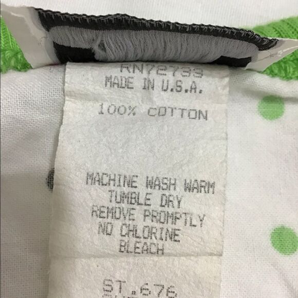 Vintage 70s White Ribbed Crop Top By Rave Reviews Polka Dot Crop Top Size Medium - Picture 9 of 9